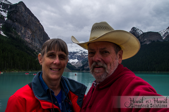At Lake Louise!