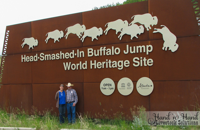Just one of the great stops we made today on our tour of SW Alberta!